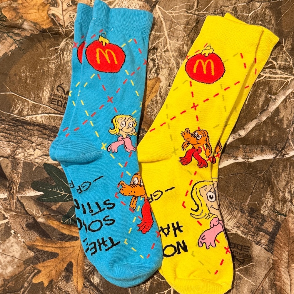 McDonald's Grinch Socks